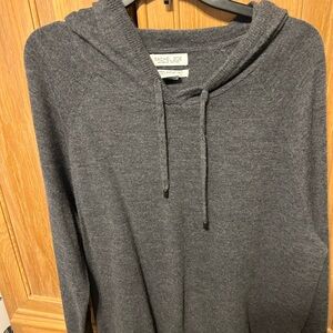 Rachel Zoe Charcoal Merino Wool Sweater